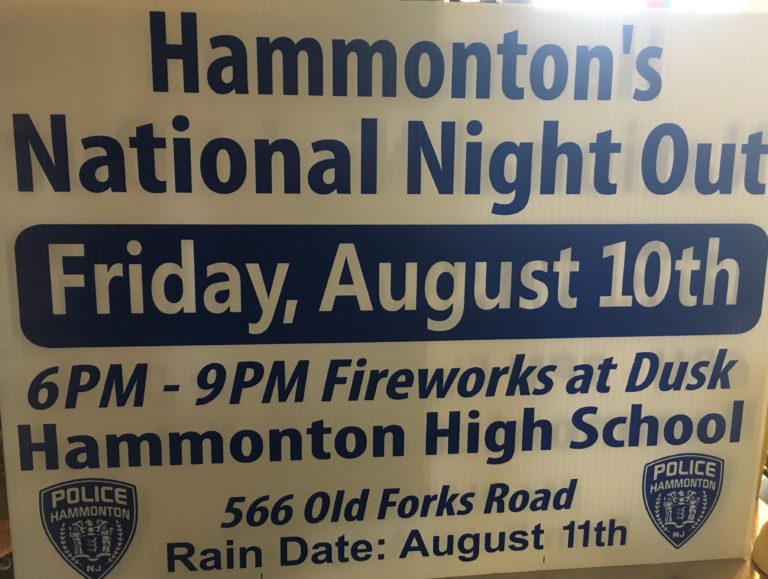 Hammonton’s 6th Annual National Night Out NJ Heartland