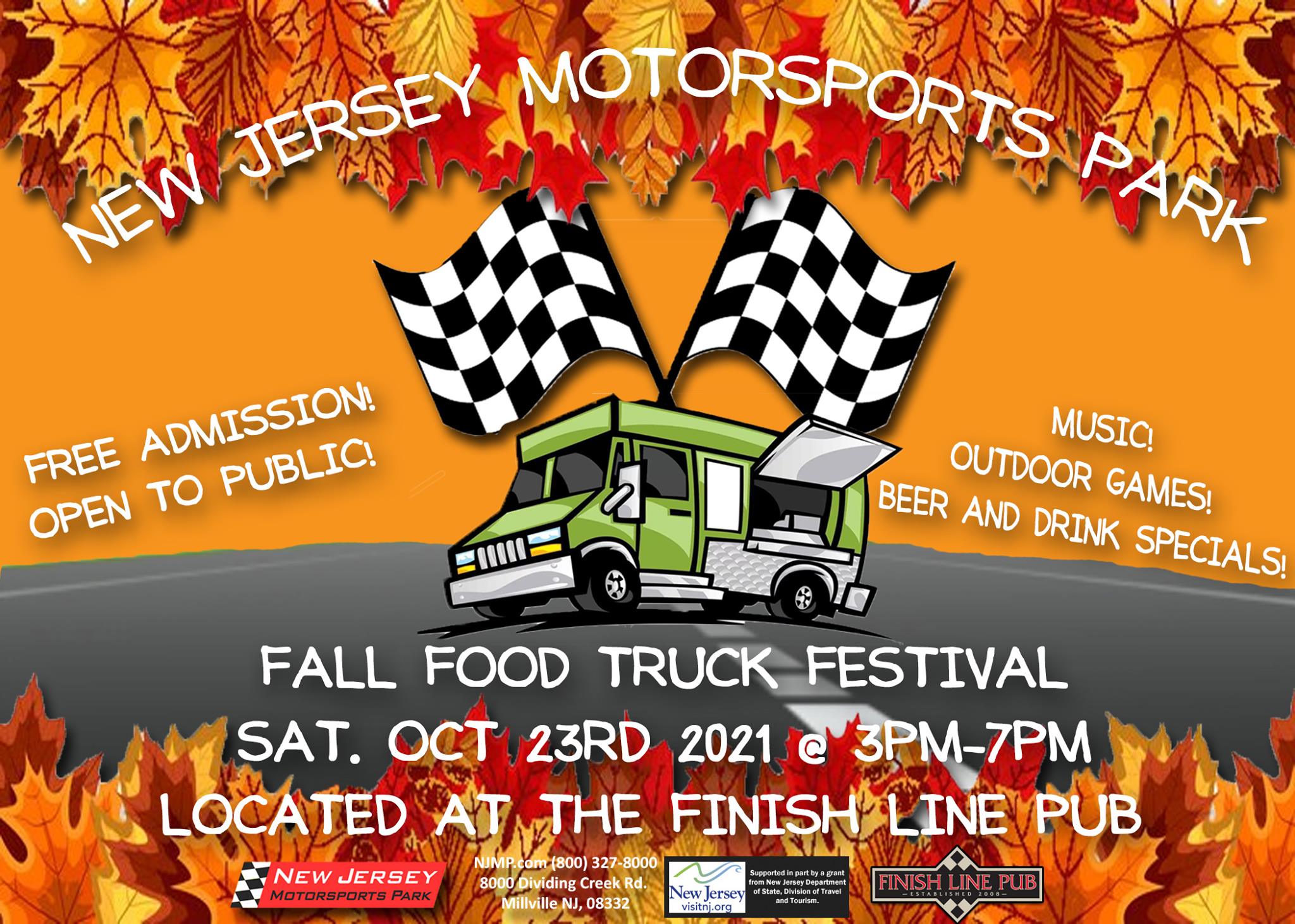 Fall Food Truck Festival at New Jersey Motorsports Park NJ Heartland