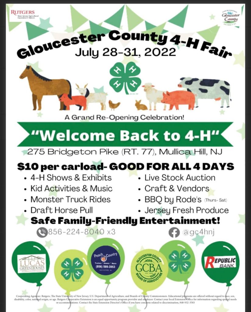 Gloucester County 4H Fair NJ Heartland NJ Heartland