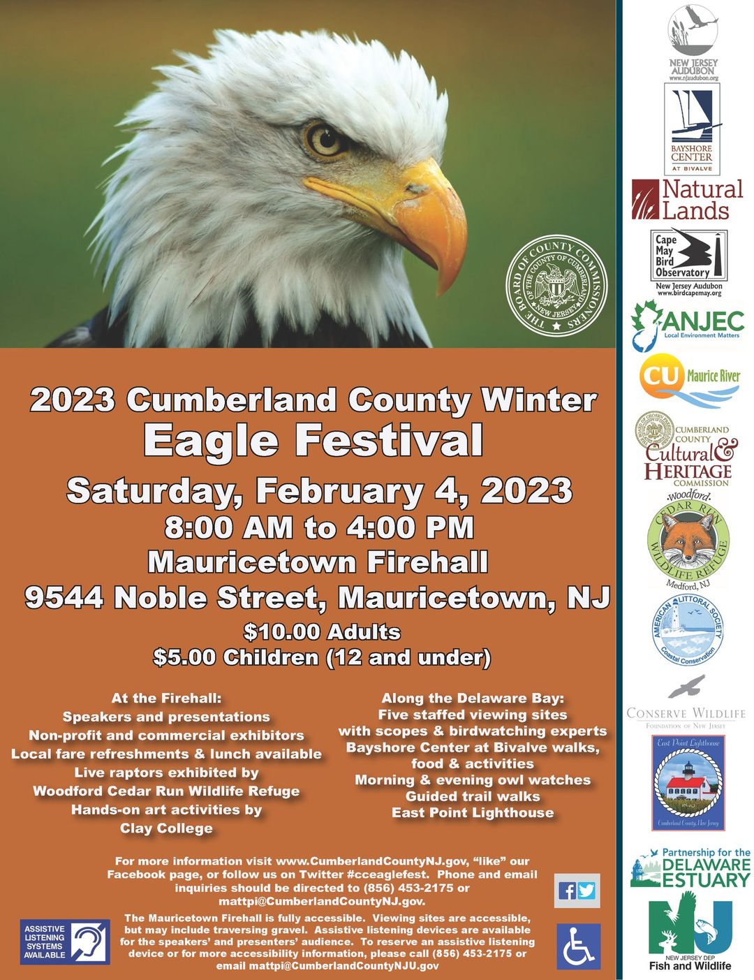 Cumberland County Winter Eagle Festival NJ Heartland NJ Heartland